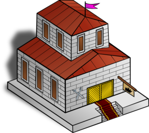 Rpg Map Townhall Symbol Clip Art